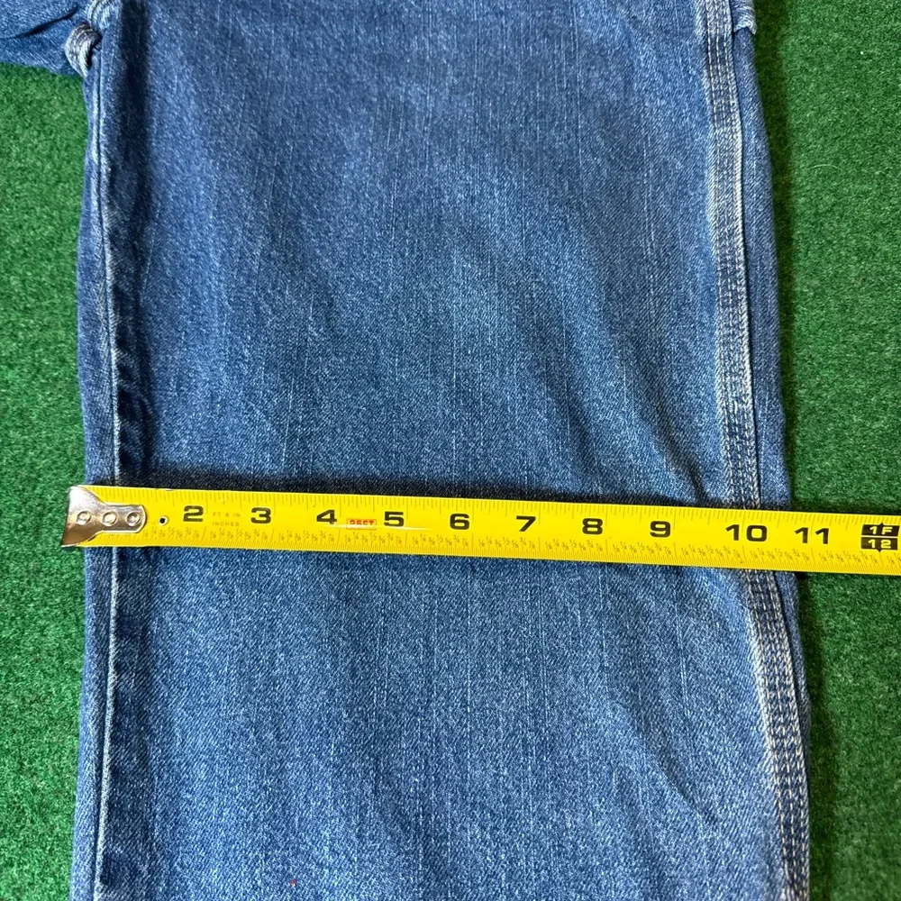 Y2k Dickies Carpenter Relaxed Fir Wide Leg Mens 36x32 Medium Wash Skater Jeans